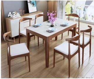 T08高级长方桌，胡桃色  1.35米带炉一桌四椅650元，现货11套。 - 梧州28生活网 wuzhou.28life.com