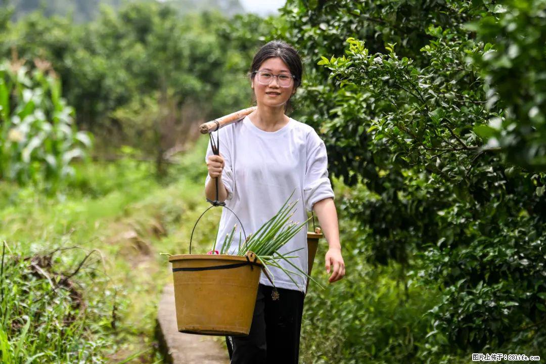 全网追的“扁担女孩”,找了一份暑假工,时薪12元 - 梧州生活资讯 - 梧州28生活网 wuzhou.28life.com